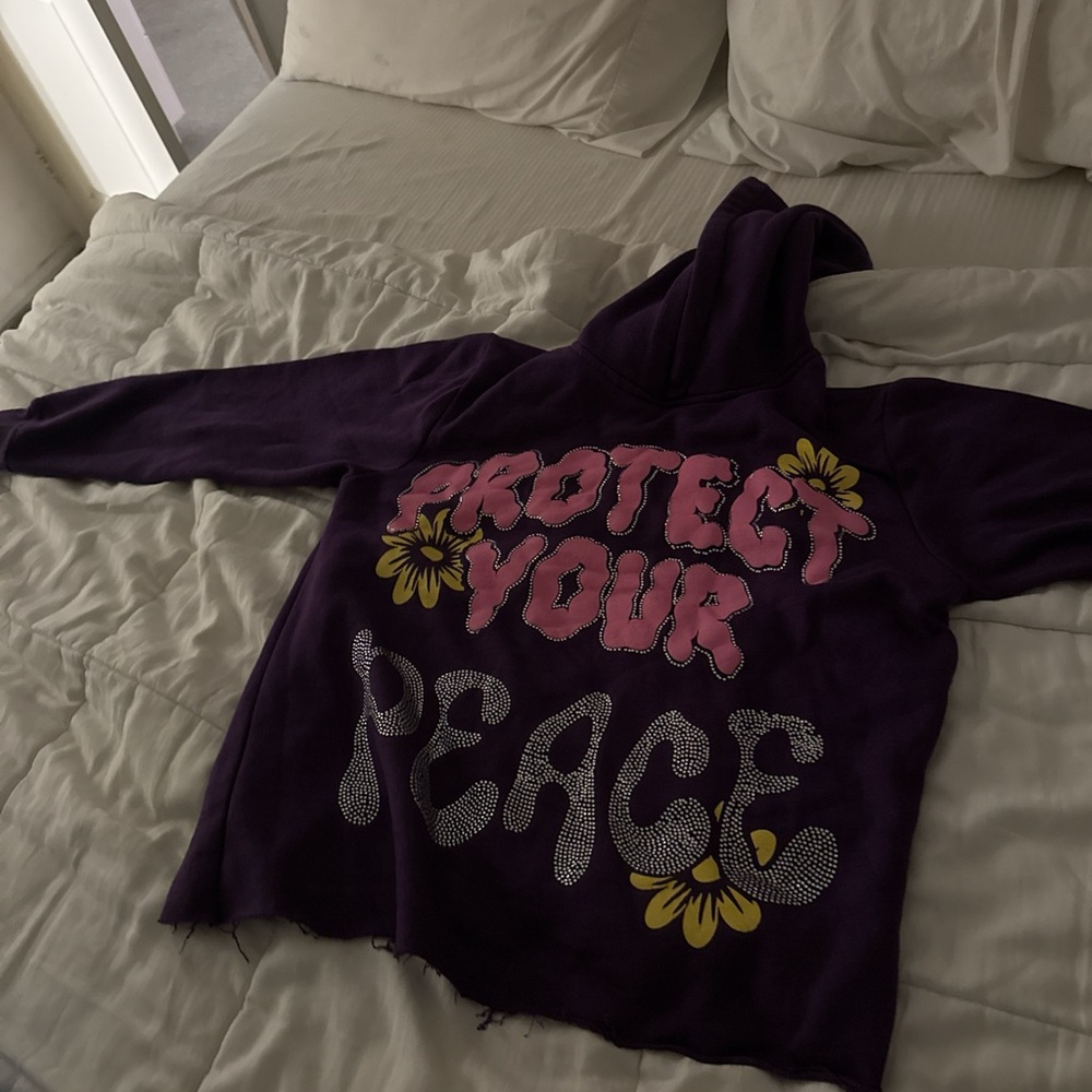 Purple 'Protect Your Peace' Hoodie